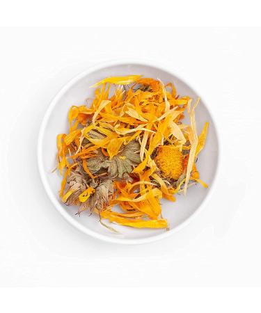 Organic Calendula Oil for Face, Body, and Hair - Eczema and Scar Treatment with Licorice and Jojoba - Fragrance-Free, 7.5 oz - Buy Online on GoSupps.com