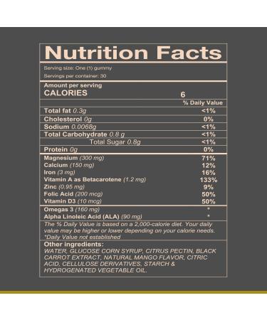 Emulsi n de Escocia Omega 3 Gummies for Kids with Vitamins A B1 D3 & E + Zinc & Iron Mango Flavor with No Fishy Aftertaste Immune & Liver Support 30 Gummies | 2-Pack - Buy Online on GoSupps.com