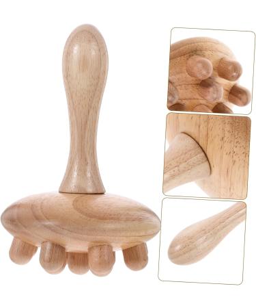 Buy Tovinanna Hand Massage Brush | Wooden Foot & Hand Massager Device for Meridian & Body Relief - Buy Online on GoSupps.com