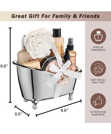 Luxury Spa Gift Basket for Women | Coconut & Vanilla Bath Set - Body Wash, Bubble Bath, Lotion, and More | 10 Piece Set - Buy Online on GoSupps.com