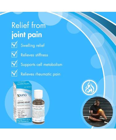 GUNA Arthro Relief - Natural Homeopathic Support for Joint Discomfort Swelling & Stiffness - Fast International Shipping - Buy Online on GoSupps.com