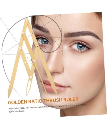 Beavorty 3 pcs Generation Second Steel Makeup Pencil Caliper Measuring Mean Gadgets Tools Golden Positioning 25x5x0.6cmx3pcs Goldenx3pcs - Buy Online on GoSupps.com