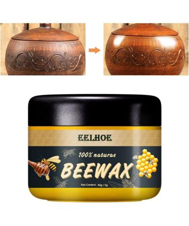 Wood Seasoning Beewax - Wood Seasoning Beeswax - Wood Floor Care Beeswax for Wood Polishing Wooden Floor Cabinetcare Supplies 12b Yellow B - Buy Online on GoSupps.com