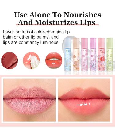  Ceboic Set of 6 colorless lip oils - Transparent roller - Moisturizing gloss - Fruity flavor - Shiny balm for long-lasting care - Buy Online on GoSupps.com