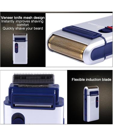 Reciprocating Shaver - Electric Shaver Foil Shaver Reciprocating Electric Men's Electric Shaver | Waterproof Reciprocating Shaver Best Reciprocating Shaver for Sensitive Skin - Buy Online on GoSupps.com
