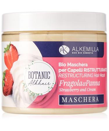 Alkemilla Strawberry Repair Hair Mask with Cream Ecobio 200 ml - Buy Online on GoSupps.com