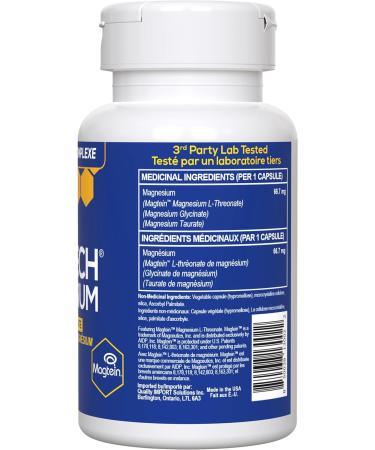 Natural Stacks MagTech Magnesium Supplement - 3 Forms of Magnesium: Magtein Magnesium L-Threonate Glycinate & Taurate - Mineral Supplement - Maintains Good Health - 90 Magnesium Capsules Magtech 90 count (Pack of 1) - Buy Online on GoSupps.com