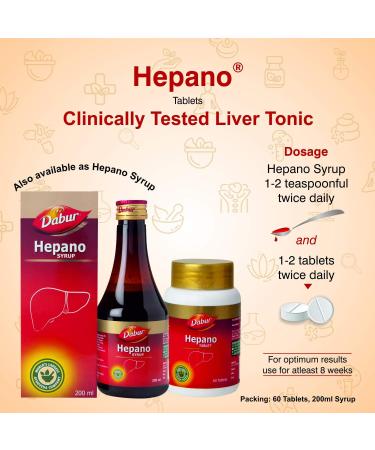 Buy Dabur Hepano Syrup 200 ml - Fast International Shipping | Best Price Online - Buy Online on GoSupps.com