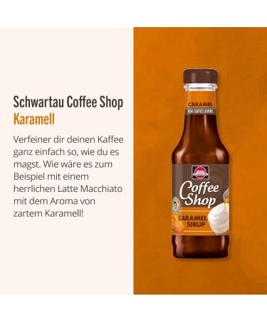 Schwartau Coffee Shop Caramel Syrup - 200ml | Enhance Your Coffee Specialties | International Shipping Available - Buy Online on GoSupps.com
