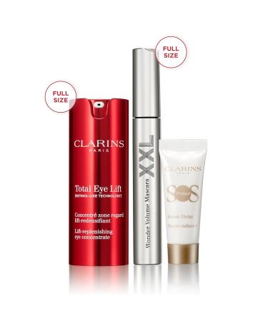 Clarins NEW Total Eye Lift | Anti Aging Eye Cream | Targets Wrinkles Crow's Feet Dark Circles and Puffiness For a Visible Eye Lift in 30 Seconds | REFILLABLE Total Eye Lift Set - Buy Online on GoSupps.com