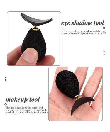 Buy Eye Shadow Stamp - Quick & Practical Eyeshadow Applicator for Women | Lazy Eyes Makeup Tool | Medium Black Silicone Stamper - Buy Online on GoSupps.com
