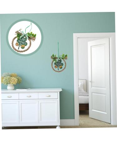 Cabilock Shamrock Wooden Sign Hanging Wall Decoration Front Door - Buy Online on GoSupps.com