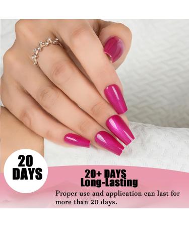 Shop Hot Pink Nail Polish - Quick-Dry Neon Glitter Chrome & Fuchsia Shimmer | International Shipping Available - Buy Online on GoSupps.com