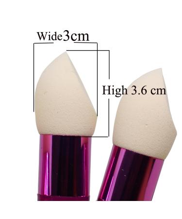 Buy Scala Foundation Makeup Sponge Eco Blender Set - 3pcs Green Rose & Brown | Best Beauty Cosmetics Egg Puff For Flawless Makeup - Buy Online on GoSupps.com