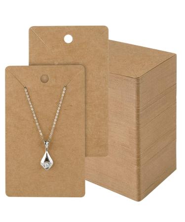 MIAHART 280 Pack Earring Cards Earring Card Holder Earring Display Cards for Ear Studs Earrings Kraft Color 3.5 x 2.1 Inches (Brown) - Buy Online on GoSupps.com