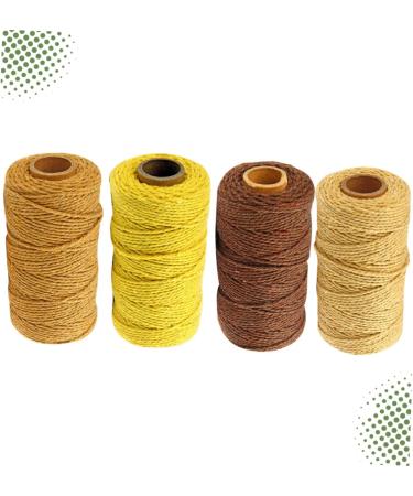 Coheali 12 Rollen Macrame Baumwollgarn | Naturk chengarn f r DIY & Backen | Hochwertige 3er Set | 10x5x5cm - Buy Online on GoSupps.com