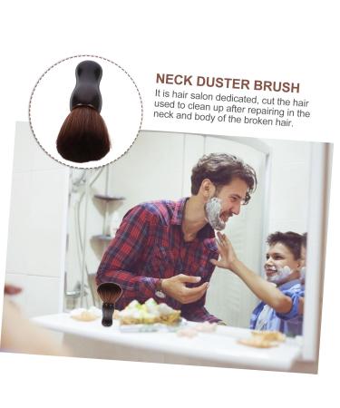 Angoily Wooden Neck Duster Hair Remover - Salon & Barber Brush for Hair Cutting & Beard Grooming - Buy Online on GoSupps.com