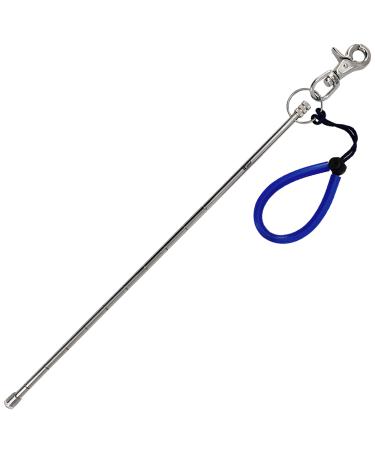 WICKED Muck Stick Pro, Pointer Stick, 316 Precision Forged Stainless Steel Shaft with Threaded Camera Mount and Heavy Duty 316 Marine Grade 360 Degree Swivel Snap Bolt