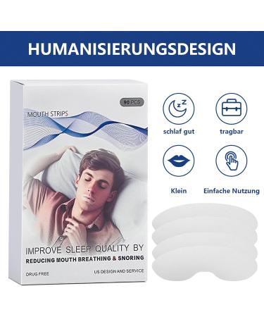 90 Pieces of Anti-Snoring Mouth Tape for Better Sleep & Breathing | Reduce Snoring Naturally - Buy Online on GoSupps.com