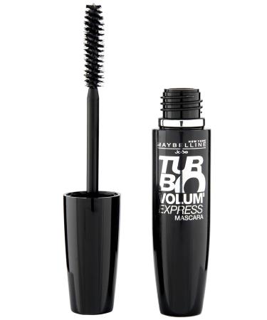 Maybelline New York Volum' Express Turbo Boost Mascara - Black 10ml | Intense Volume & Definition - Buy Online on GoSupps.com