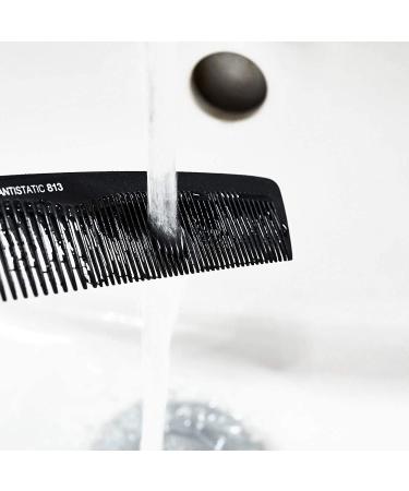 J neke Pocket Comb 55813 | Antistatic Carbon Hair Comb (14 cm) | Fine & Wide Teeth | Ideal for Hair & Beard Care - Buy Online on GoSupps.com