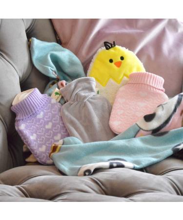 Hugo Frosch Mini Hot Water Bottle 0.2L with Fleece Cover - Cozy Comfort for Cold Nights | International Shipping Available - Buy Online on GoSupps.com