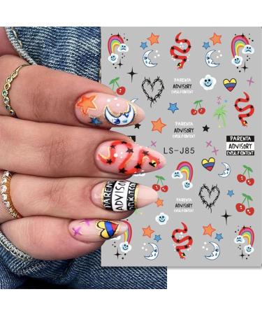 JMEOWIO 9 Sheets Halloween Nail Art Stickers Decals Self-Adhesive Cute Horror Ghost Witchy Spider Web Bat Pumpkin Spook Nail Supplies Nail Art Design Decoration Accessories - Buy Online on GoSupps.com