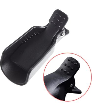 Gemini_mall 10 Pieces Acrylic Nail Art Soak Off Clip Cap UV Gel Polish Remover Wrap Nail Tool (Black) - Buy Online on GoSupps.com