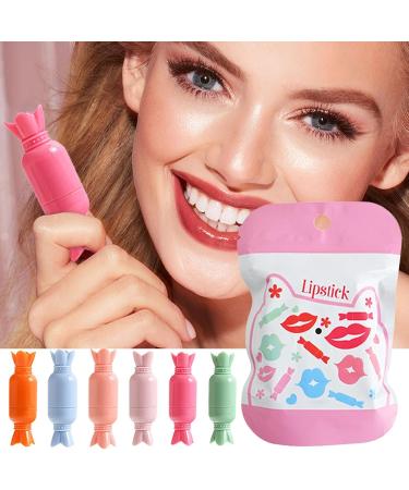 Lipstick Set Makeup Lipstick Pills - 6x Velvet Lip Coloring Kit Graceful Women's Lip Bag for Women Girls Girlfriends and Sisters - Buy Online on GoSupps.com