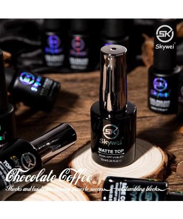Fall Winter Gel Nail Kit - Pumpkin Colored Gel Polish Set with 20 Colors + 3 Clear Gel, Base & Top Coat - Ideal for Prom, Halloween, and Holiday Manicures - Buy Online on GoSupps.com