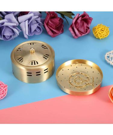 Portable Copper Moxa Box - 6-Hole Chinese Mugwort Heat Pack for Back Pain Muscle Stiffness & Digestive Disorders | International Shipping Available - Buy Online on GoSupps.com