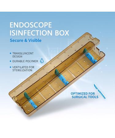 VIBURISH Long Autoclave Sterilizing Trays Box for Endoscope Operating Instrument - Buy Online on GoSupps.com