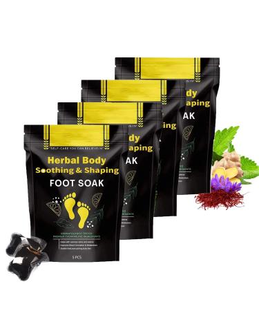 20 Pcs Herbal Detox&Shaping Cleansing Foot Soak Beads  Medicine Foot Bath Bag  Lymphatic Drainage Foot Soak  Body Detox Care Relief Relax