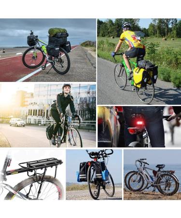 West Biking Adjustable Bike Cargo Rack - 110Lb Capacity, Universal Fit, Reflective Logo, Black - Buy Online on GoSupps.com