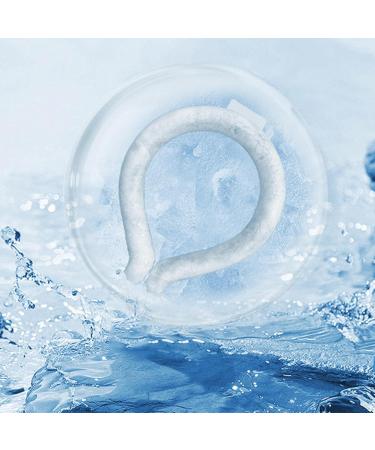 Cooling Device for Neck - Collar Ice Tube for Body Cooling Neck Wraps - Outdoor Wearable Cooling Wraps for Offices Concerts Home Gym Fanelod White Below 18 Degrees - Buy Online on GoSupps.com