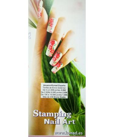 Buy Konad Sealing Plates M50 - Floral & Butterfly Designs for Perfect Manicure - International Shipping Available - Buy Online on GoSupps.com