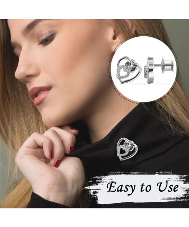 YGAOHF Locking Pin Backs 60 Pcs with Storage Case - Metal Pin Locks for Brooches & Lapel Pins - Buy Online on GoSupps.com