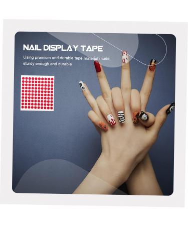 minkissy 5 Sets Display Board Tape Nail Display Stand Strip Clear Duct Tape Clear Tape Nail Art Showing Tape Transparent Tape Manicure Tape for Nail Adhesive Tape Bracket Double Sided 0.8x0.8x0.2cm - Buy Online on GoSupps.com