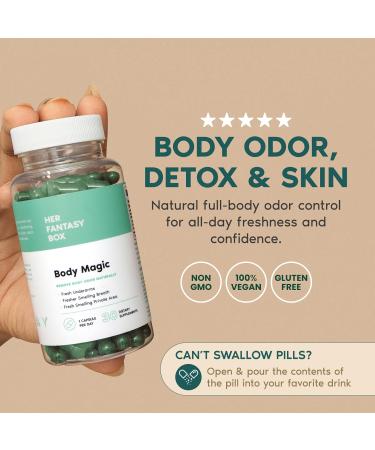 Her Fantasy Box | Ultimate Glow-Up Kit | Probiotics Chlorophyll Capsules Suppositories Body Oil Yoni Oil & pH Shower Gel Detox Hydration & Feminine Wellness Bundle - Buy Online on GoSupps.com