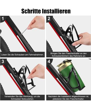 Teamkio Bike Bottle Holder - Lightweight Plastic Beverage Rack for MTB & Road Bikes - Ideal for Racing & Outdoor Adventures - Buy Online on GoSupps.com