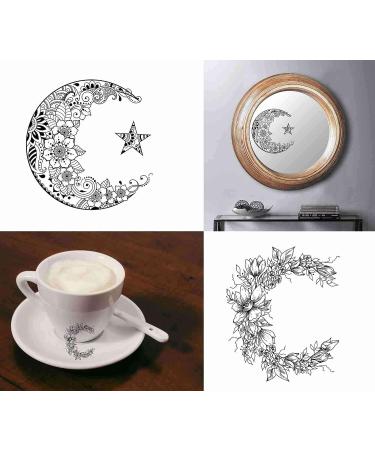 Tattoonova Temporary Tattoos for Women - Sun, Moon & Flower Designs - 6 Sheets - Body & Face - Party Favors - TA 5 - Buy Online on GoSupps.com