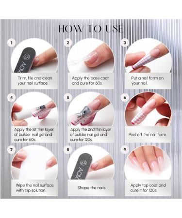 Aokitec 7-in-1 Builder Nail Gel - 15ML Strengthener Gel for Extension & Rhinestone Base Coat - UV LED Gel Nail Polish - Rose Taupe - Buy Online on GoSupps.com