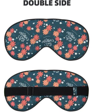 Happy Mother's Day Sleep Eye Mask - Soft Blindfold with Elastic Strap for Travel & Night Sleep - Buy Online on GoSupps.com