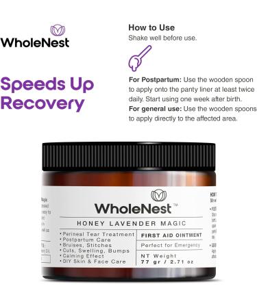 WholeNest Postpartum Care Kit for Mom with Perineal Spray Pain Relief Perineal Balm Witch Hazel & Hemorrhoid Treatment Oil for Soothing Comfort and Fast Post-Birth Recovery - Buy Online on GoSupps.com