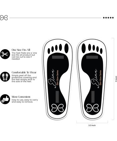 120 Pairs Black Premium Spray Tan Feet Pads - Ultimate Protection for Sunless Airbrush Tanning - Buy Online on GoSupps.com