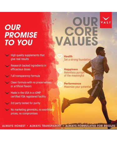 VALI Time Release Caffeine 100mg Pills - Extended Energy & Focus Supplement - Buy Online on GoSupps.com