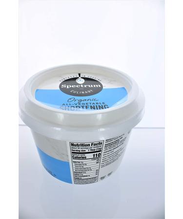 Spectrum Naturals Organic Shortening 24 oz - Pack of 3 | Pure and Natural Ingredients - Buy Online on GoSupps.com