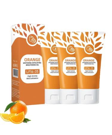 NTHFECG Orange Exfoliating gel orange cleansing gel Brightening Exfoliating Peeling Gel for women pore cleanser face refines the skin image 3 pieces 50 G 3 pieces 50 ml 1er Pack