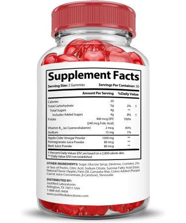 Trim Tummy Keto ACV Gummies - 1000MG Apple Cider Vinegar with Pomegranate & Beet Juice - Vegan Non-GMO - 60 Count for Weight Loss & Energy - Buy Online on GoSupps.com