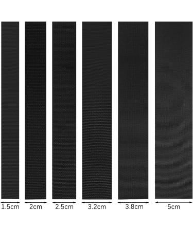 RETON 1 1/4 Inch Black Nylon Webbing Strap - 10 Yards for Outdoor DIY Gear, Backpacks, Pet Collars & Crafts - Buy Online on GoSupps.com